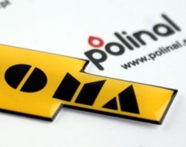 Naklejki wypukłe 3D realizowane dla firmy JAROMA